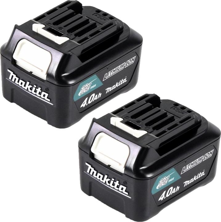 Produktbild Makita Akku Power Set Li 12V mit 2x BL1041B Akku 4,0Ah ( 2x 197406-2 ) - Nachfolger von BL1040B (12 V)