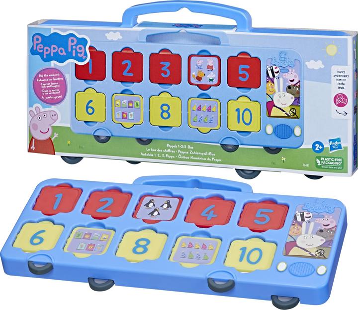 Produktbild Hasbro Spielzeug Peppas Zahlenspass-Bus, Zählen von 1 bis 10, Kinderspielzeug