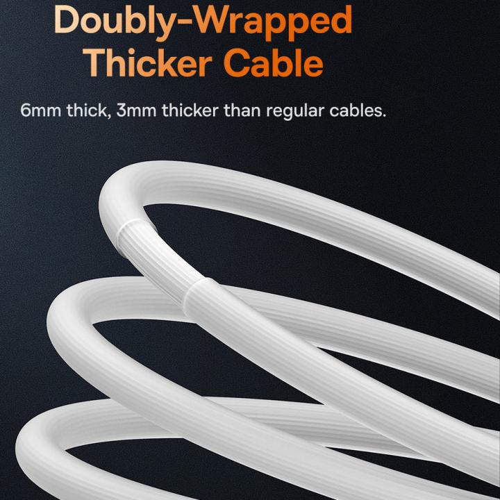 Immagine prodotto Baseus Cavo USB do USB-C CoolPlay 100W 2m (bianco) (2 m, USB 3.0, 100 W)