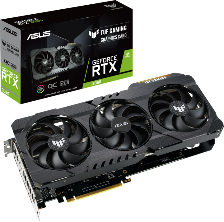 Image du produit ASUS GeForce TUF RTX 3060 O12G-V2-GAMING LHR (12 Go)