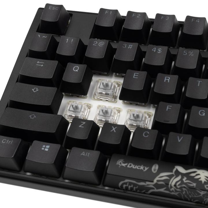 Image du produit Ducky Clavier de jeu One 3 Classic noir/blanc, LED RGB - MX-Speed-Silver (US) (USA, Filaire)