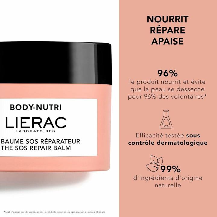 Produktbild Lierac BODY NUTRI The SOS Repairing Balm 30ml (Körpermilch, 30 ml)