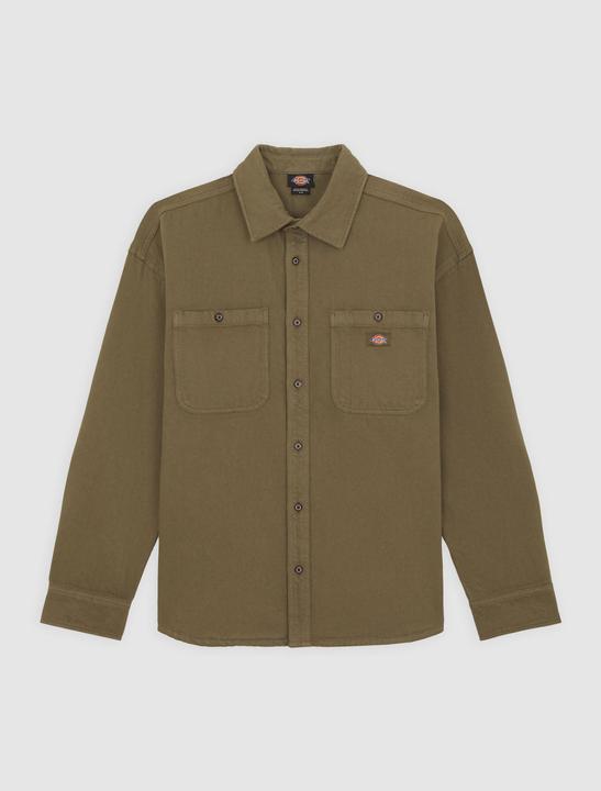 Produktbild Dickies Houston Ls Shirt Military Gr (M)