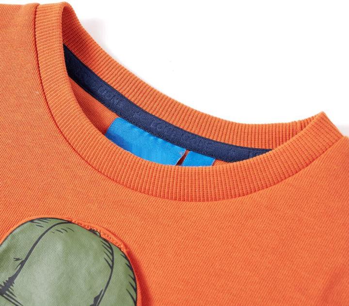 Immagine prodotto VidaXL Felpa da bambino arancione scuro 116,Materiale: 92% cotone (116)