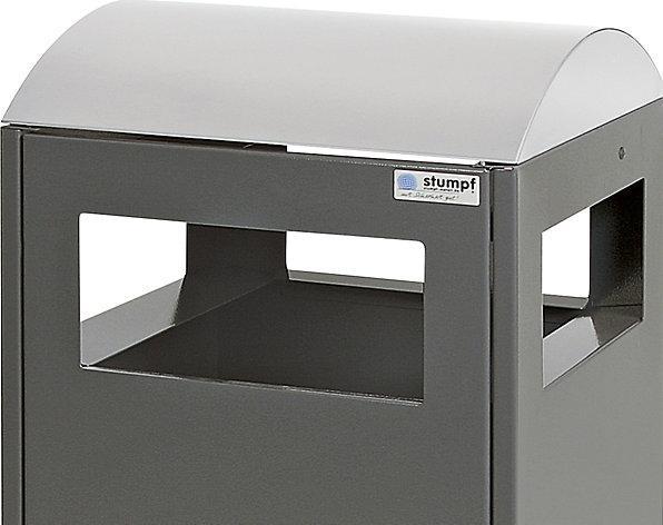 Immagine prodotto Contenitore per rifiuti per esterni, capacità 90 l, grigio antracite. (90 l)