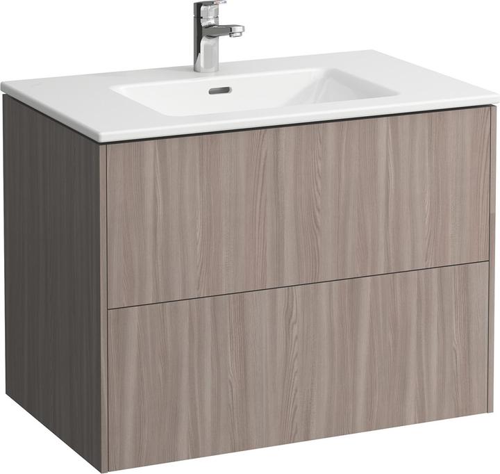 Produktbild Laufen Pro S Set Base 800, Waschtisch, 1 Hahnloch, Überlauf, inkl. Waschtischunterschrank, 2 Schubl