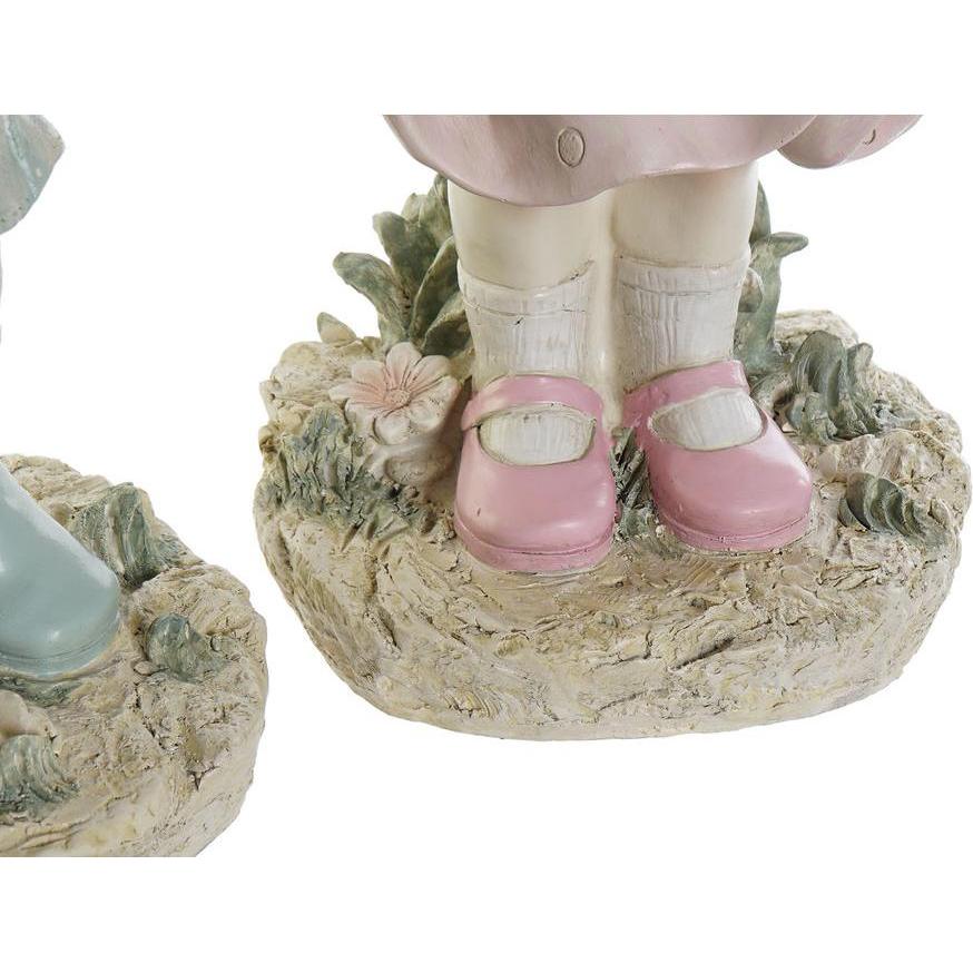Thumbnail - DKD Home Decor, Deko Objekt, Deko-Figur 28 x 20 x 48,5 cm Blau Rosa Kind (2 Stück)