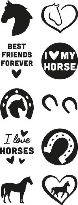 Image du produit Colop Timbre Petit NIO set de chevaux 10 pièces