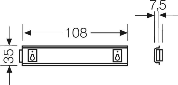 Actual product image Hensel Mounting rail