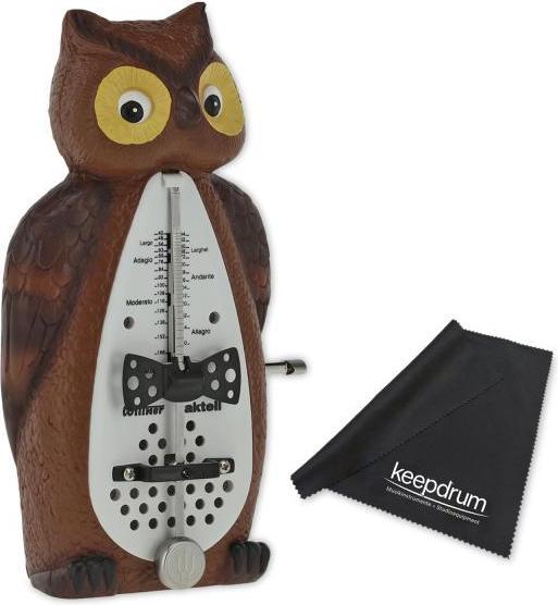 Wittner Metronom Eule mechanisches Taktell mit Tuch (Metronom)