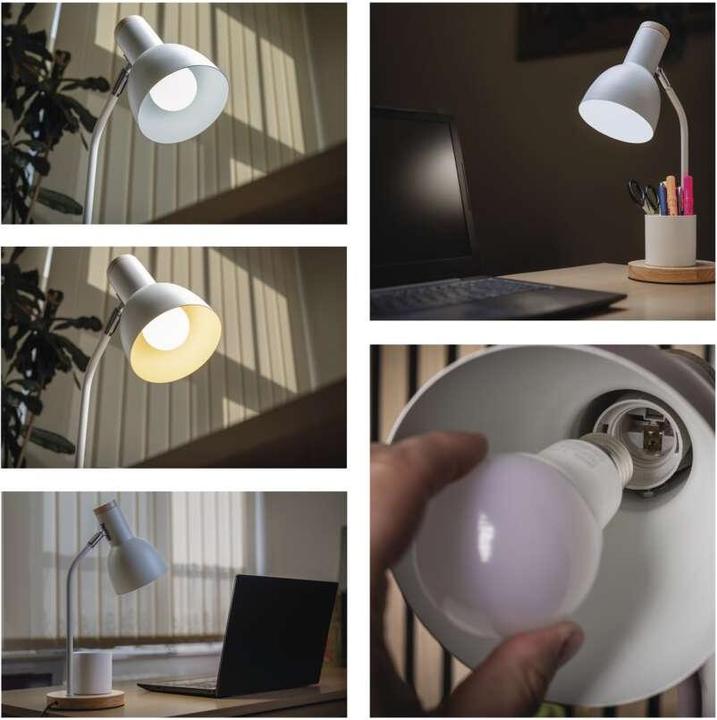 Immagine prodotto Emos Schreibtischlampe POPPY, weiss (E27)