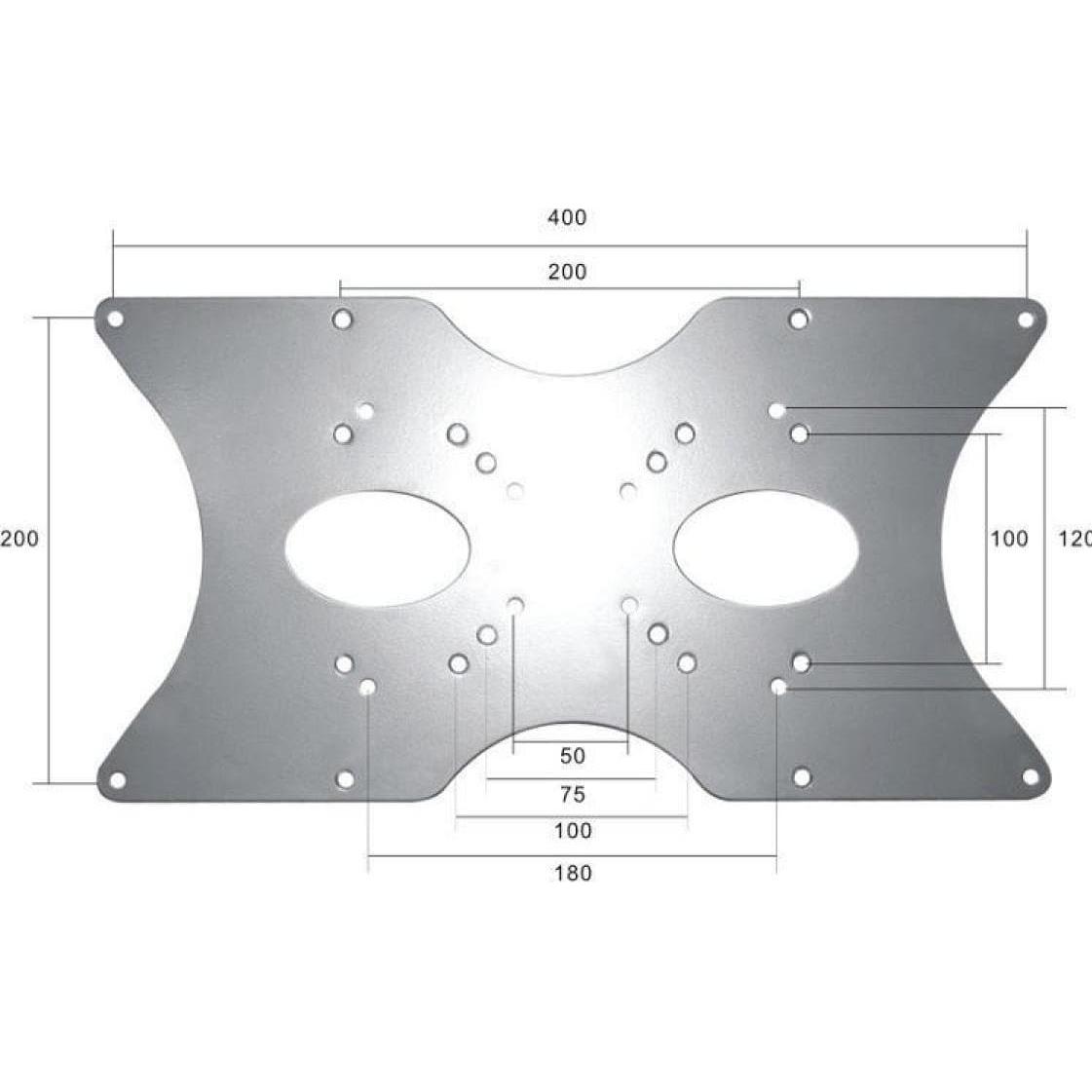 Thumbnail - Neomounts Fpma-Vesa400 (Wand, 52.01"), Monitor Halterung, Silber