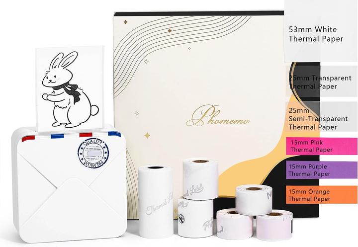 Produktbild Phomemo M02S (Thermotransfer, Schwarz-Weiss)