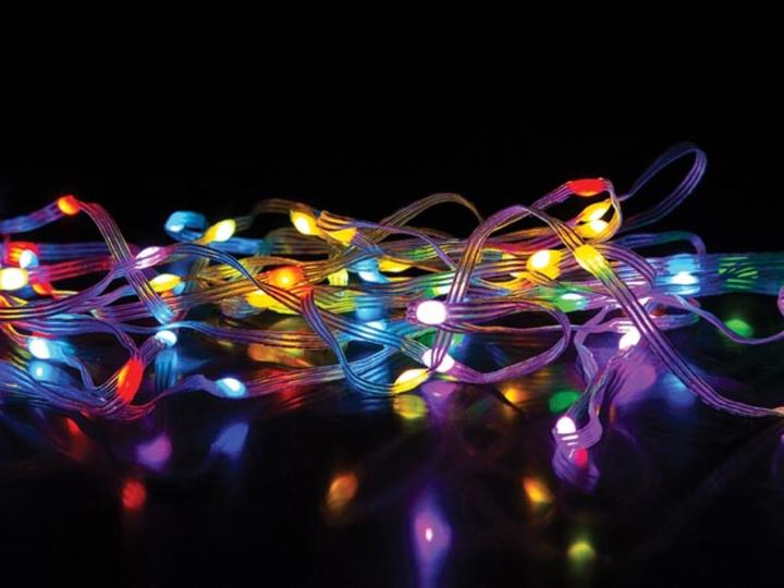 Actual product image Vellight TUYA LED - 7.5 m - 75 multicoloured lamps - transparent wire - smart (7.50 m)