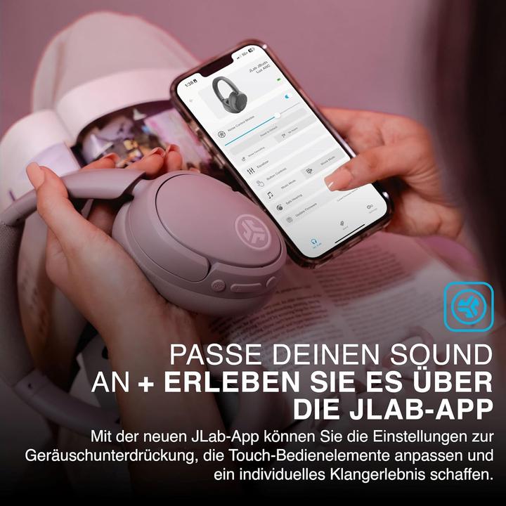 Immagine prodotto JLab Audio JBuds Lux ANC Over-Ear Bluetooth Kopfhörer (ANC, 70 h, Senza fili)