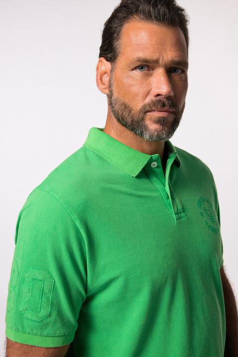 Produktbild JP1880 JP 1880 Poloshirt, Halbarm, Piqué, Vintage Look, Badges (XL)