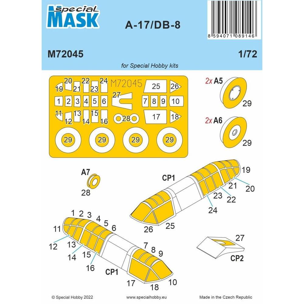 Special Hobby A-17/DB-8 MASK