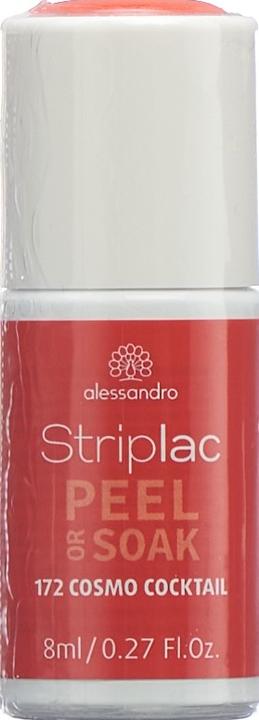 Actual product image Alessandro Striplac Peel or Soak - 172 Cosmo Cocktail (172 Cosmo Cocktail, UV gel varnish)