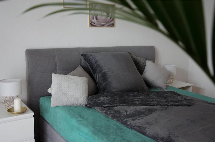 Actual product image Aspero Flannel fitted sheet PERPIGNAN - 2180 (90 x 200 cm)