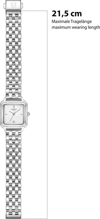 Actual product image Glanzstücke München Damen Quarzuhr silber Edelstahl silber - 38022 (25 mm)