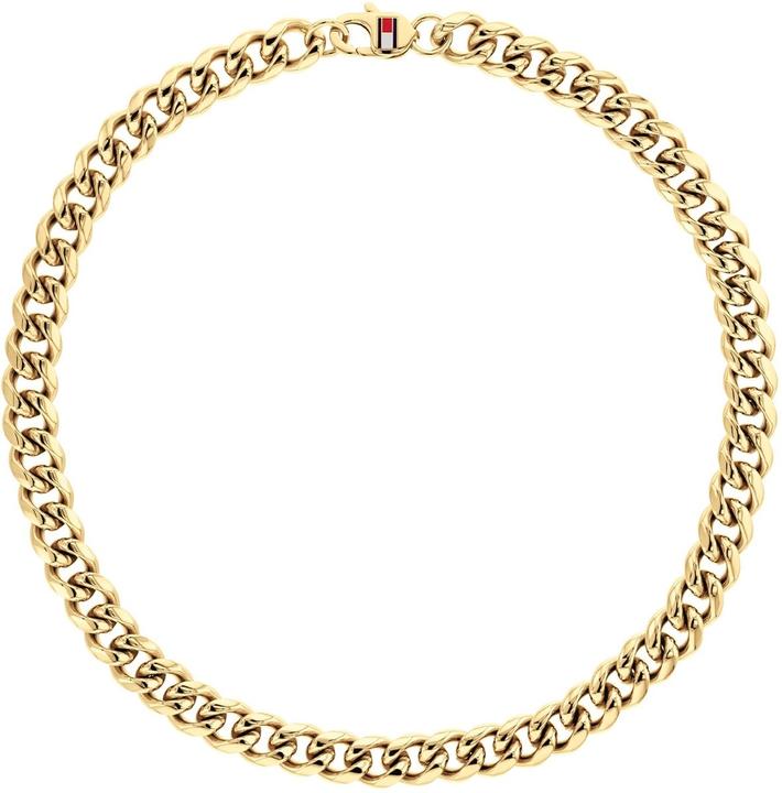 Tommy Hilfiger Massive steel necklace for men Wild 2790605 (Edelstahl mit Goldbeschichtung)