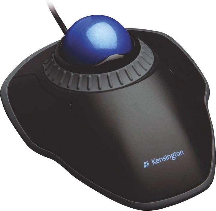 Kensington Orbit Bedrade Trackball/Muis met Scrollring - Zwart (Cablato)