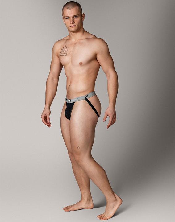 Produktbild alpina Jockstrap - Schwarz (5 cm / 2 Zoll) (M)