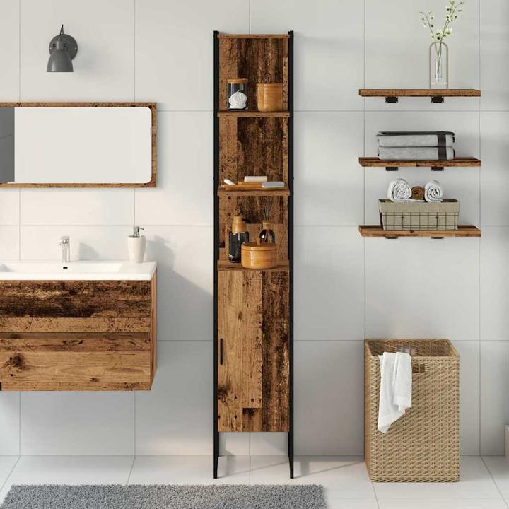 Produktbild vidaXL Badezimmerschrank (33 x 33 x 185.50 cm)