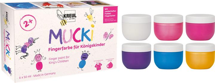 Actual product image Kreul Mucki finger paint for king children (50 ml)
