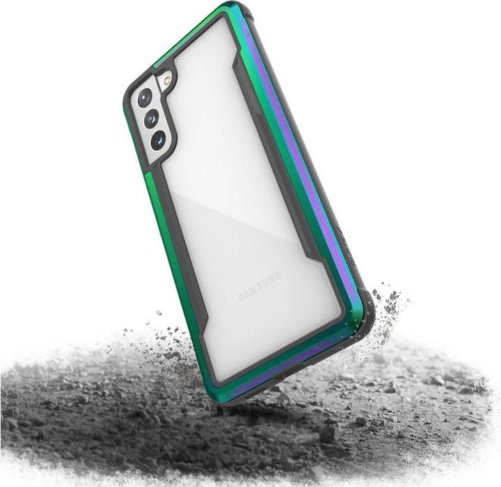 Image du produit Puro DĖKLAS X-Doria Raptic Shield aluminiowe Samsung Galaxy S21+ (Protection antimicrobienne) (Samsung Galaxy S21+)