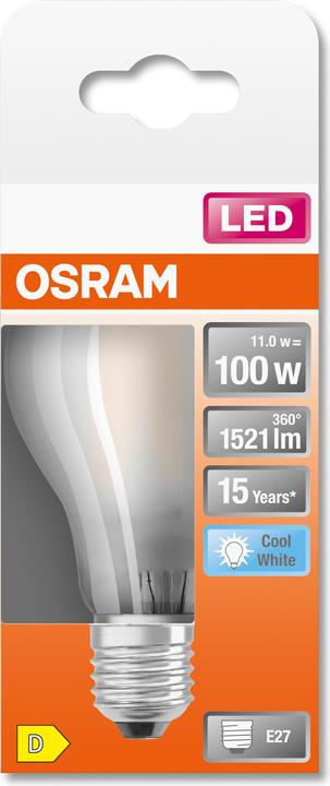 Actual product image Osram Retrofit Classic A (E27, 100 W, 1521 lm, 1 x, D)