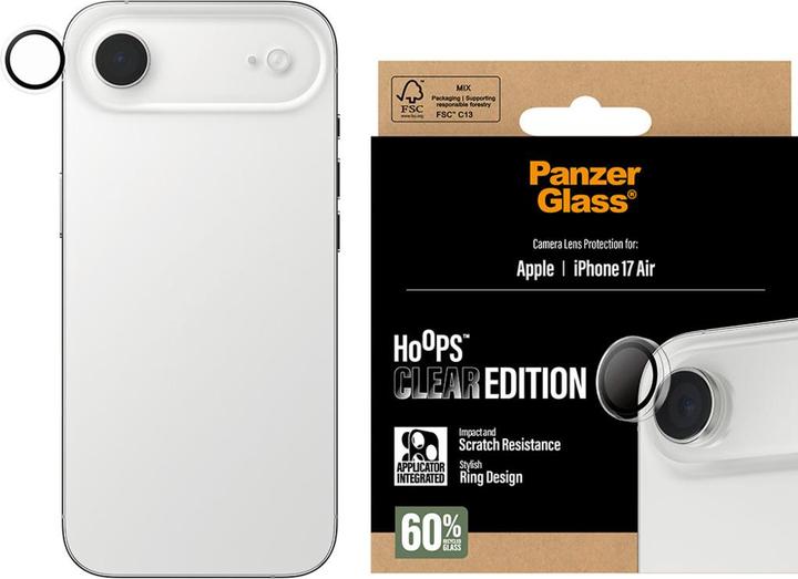 Actual product image PanzerGlass Hoops Camera Lens Protector (1 Piece, Apple iPhone Air)