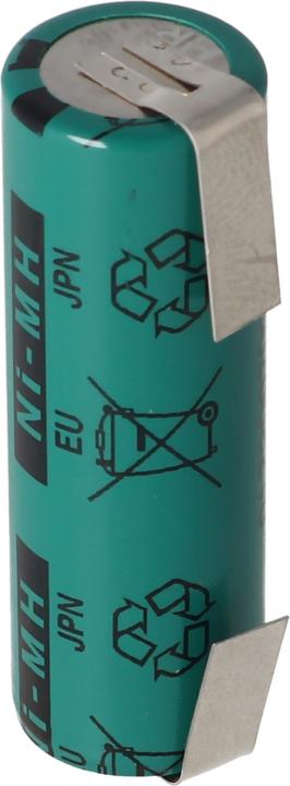 Actual product image FDK Akku 4/5AA Lötfahnen U-Form, Industrieausführung Flattop (1 pcs., 1100 mAh, Chargers without battery)