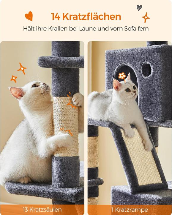 Image du produit Feandrea Cat Spa (206 cm, Gris)