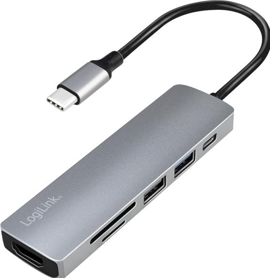 Produktbild LogiLink UA0343 (USB-C, 6 Ports)
