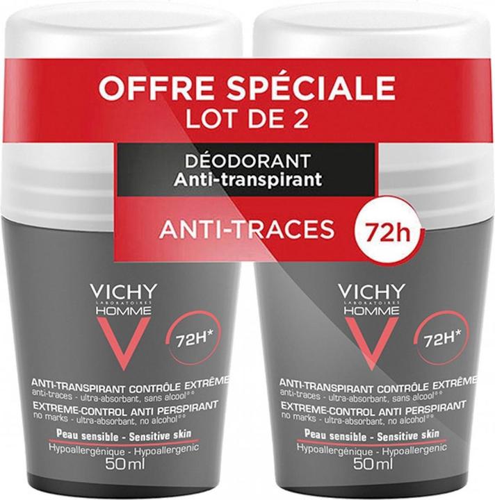 Produktbild Vichy 2er-Set Deodorants - 2 x 50 ml (Roll-on, 50 ml)