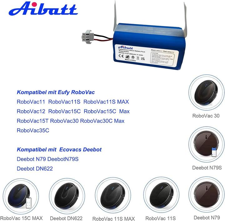 Produktbild Aibatt Ersatzakku