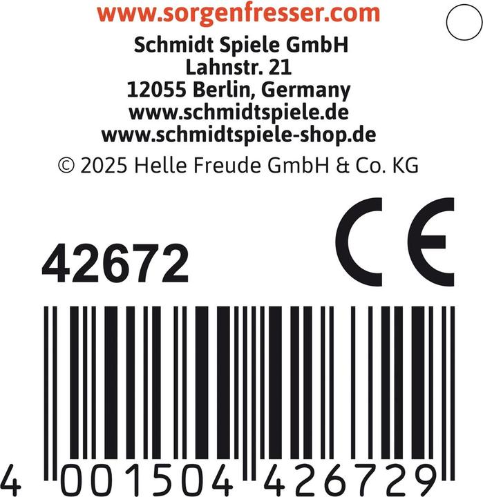 Actual product image Schmidt Spiele Schmidt Sorgenfresser PingPing Boogie Woogies Anhänger (8 cm)