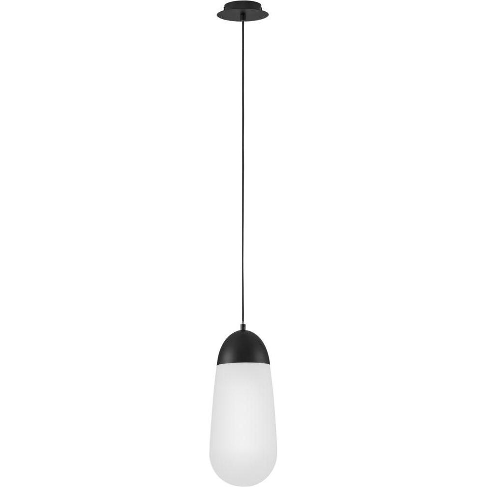 Nova Luce, Pendelleuchte, BLAKY Pendelleuchte E14 Schwarz 246x18cm dimmbar 9092824