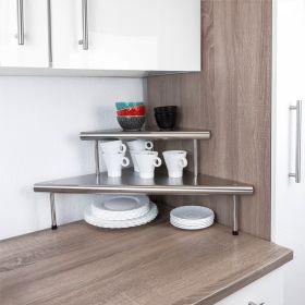Produktbild Wenko Massivo Duo Kücheneckregal - Silber