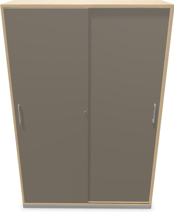Image du produit Narbutas Choice Armoire à portes coulissantes (120 x 40 x 182 cm)