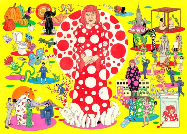 Produktbild The World of Yayoi Kusama (1000 Teile)