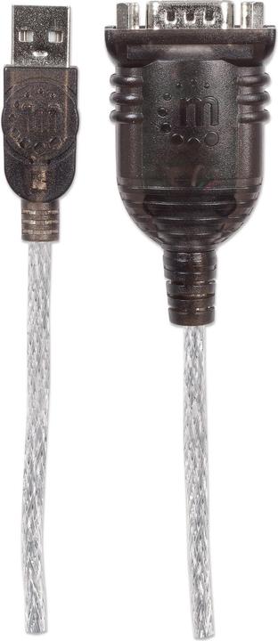 Actual product image Manhattan For connecting a serial device to a USB port, Prolific PL-2303HXD chipset (0.45 m, VGA)