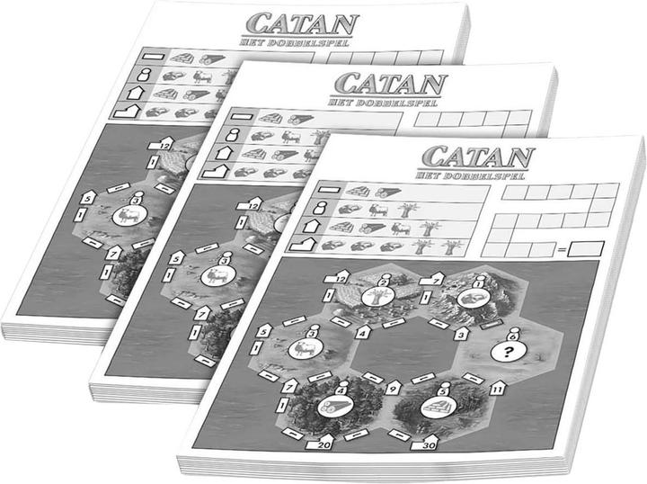 999Games 999 Games Wertungsblöcke Catan: Das Würfelspiel, 3-tlg.
