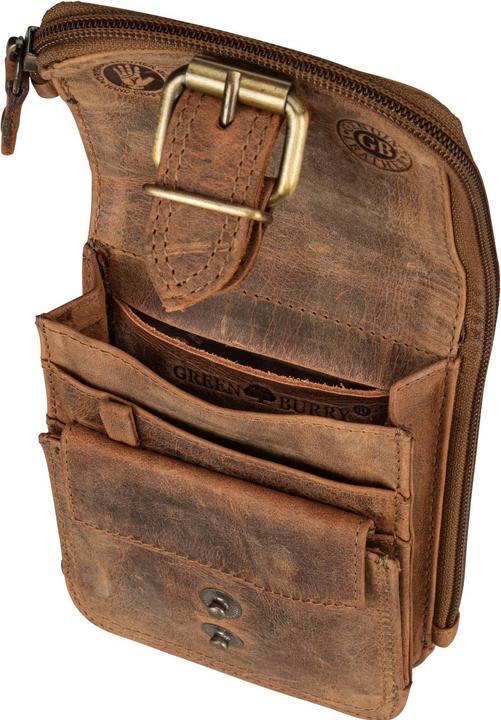 Immagine prodotto Greenburry Borsa da cintura in pelle vintage da 14,5 cm