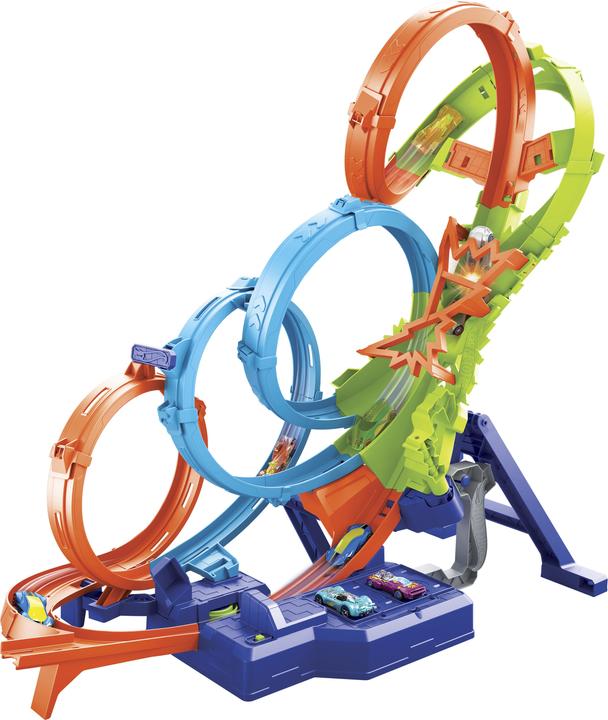 Hot Wheels Azione 4 Loopings Crash Danger