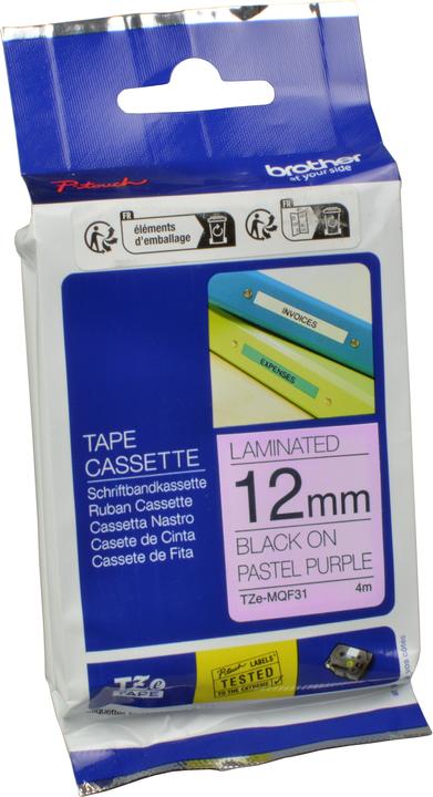 Actual product image Brother TZe-MQF31 (1.20 cm, Violet)