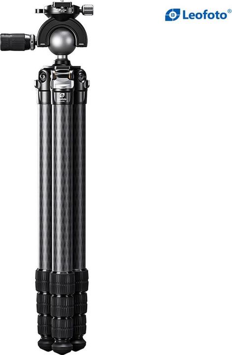 Actual product image Leofoto SA-404C+MH-60S CNC Tripod Hard Anodize (2006205175) (Carbon, Metal)