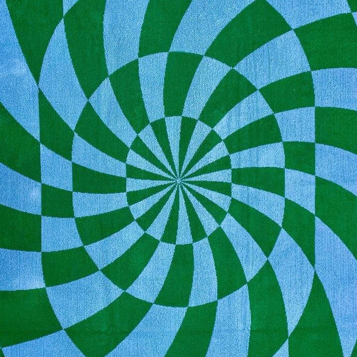 Frau Kunz Badetuch Gira Sole Ciel & Grün (100 x 150 cm)