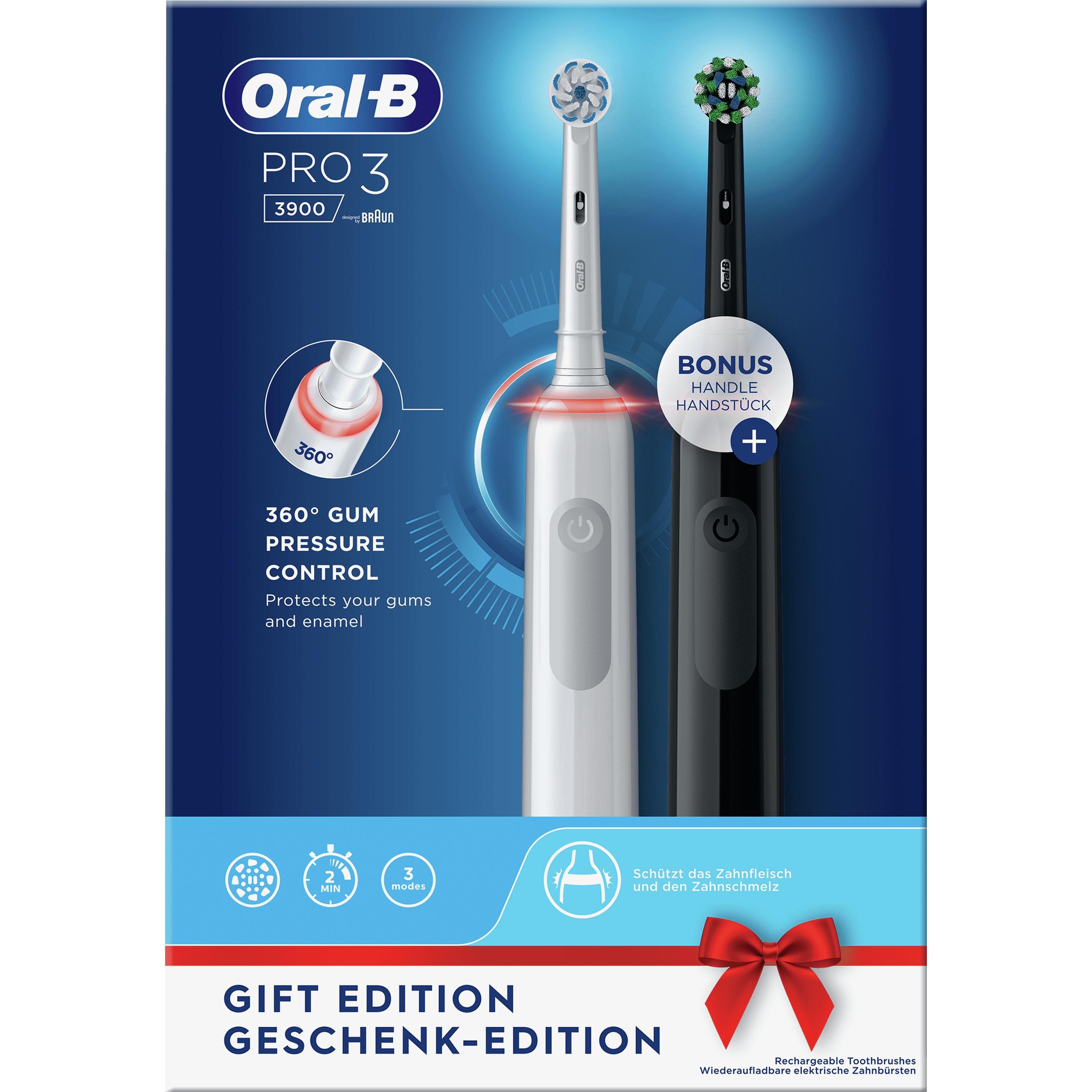 Thumbnail - Oral-B, Elektrische Zahnbürste, Pro 3 3900 (Oszillierende Zahnbürste)
